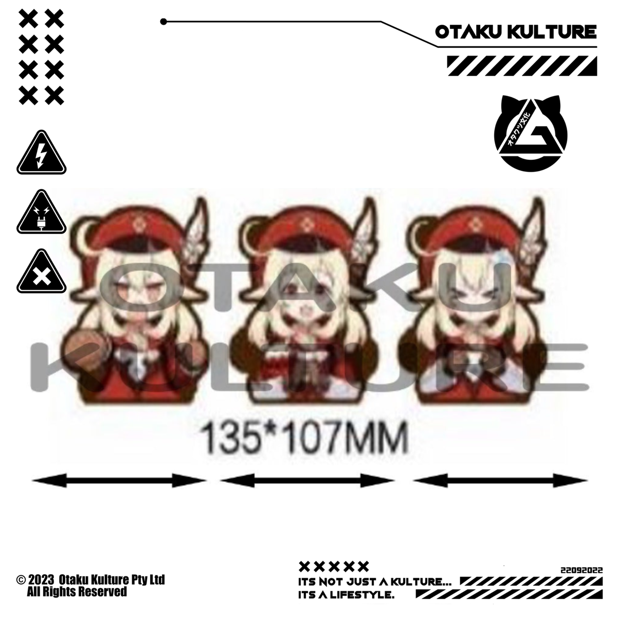 KLEE ANGRY 3D MOTION STICKER
