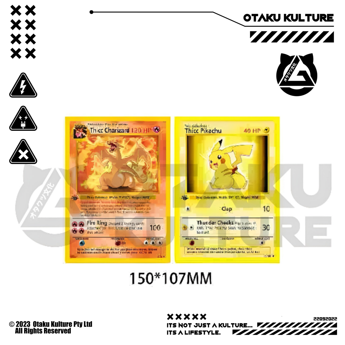 THICC PIKACHU/CHARIZARD 3D MOTION STICKER