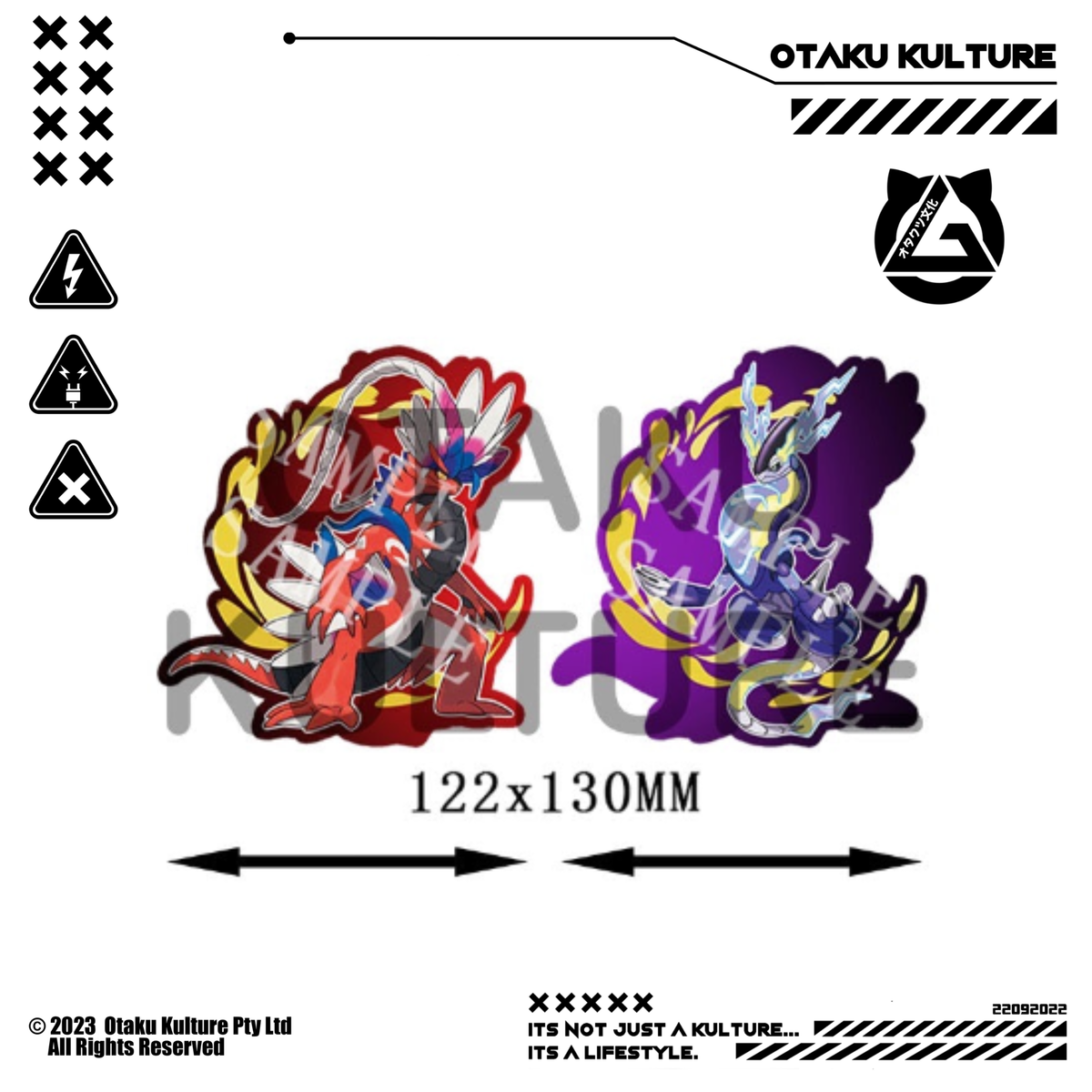 KORAIDON/MIRAIDON 3D MOTION STICKER