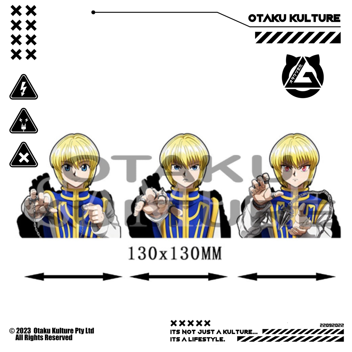 KURAPIKA 3D MOTION STICKER