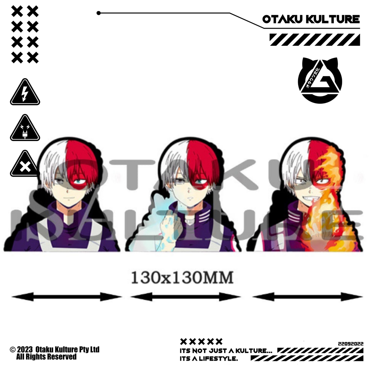 TODOROKI 3D MOTION STICKER
