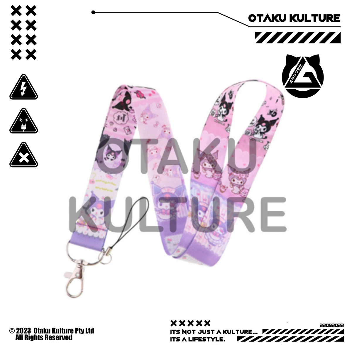 KUROMI KAWAII LANYARD