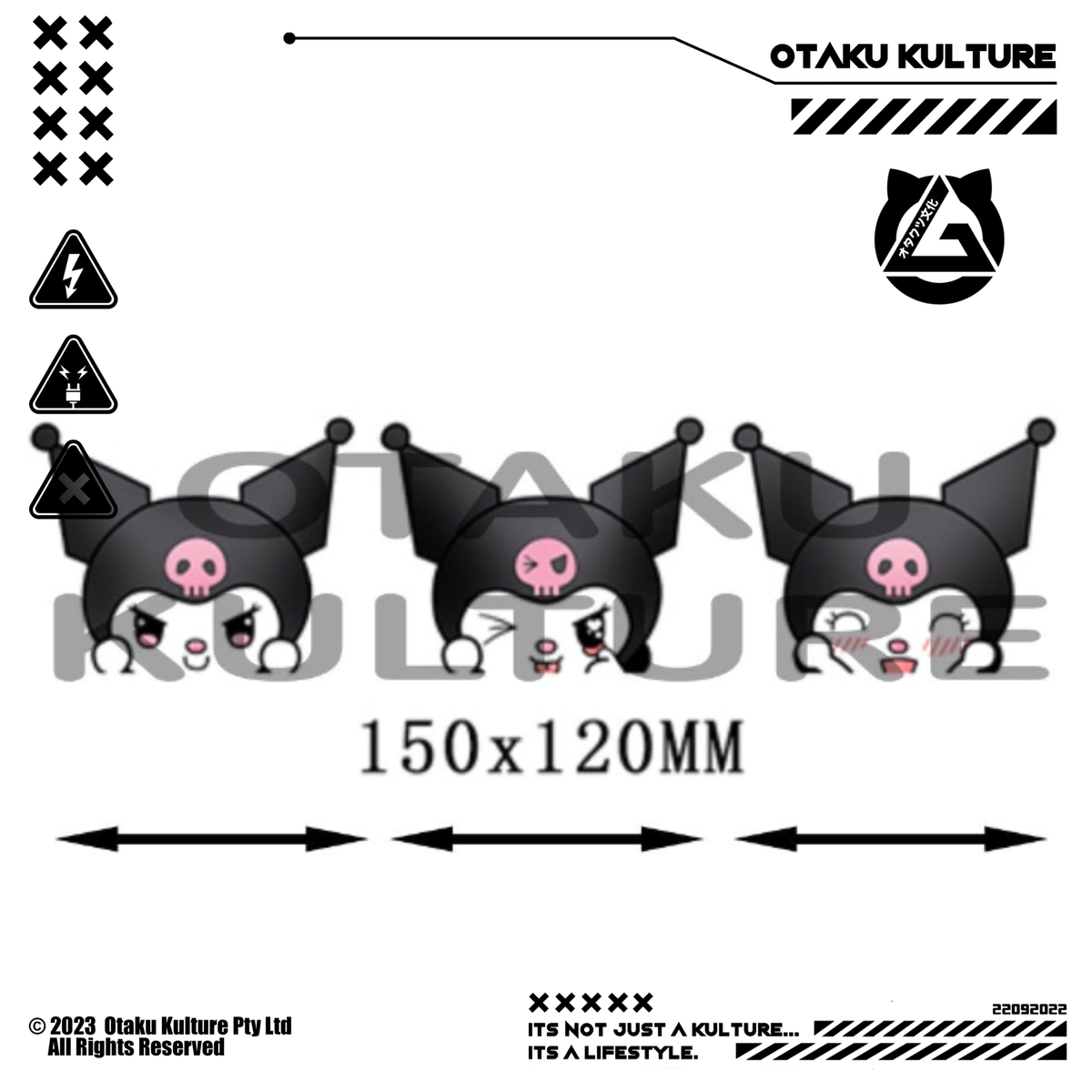 KUROMI SASSY 3D MOTION STICKER
