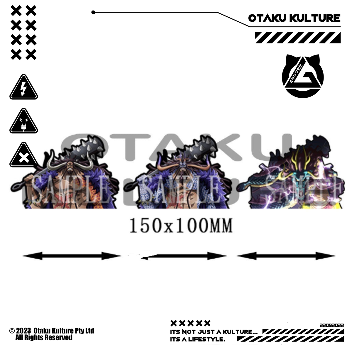 KAIDO 3D MOTION STICKER