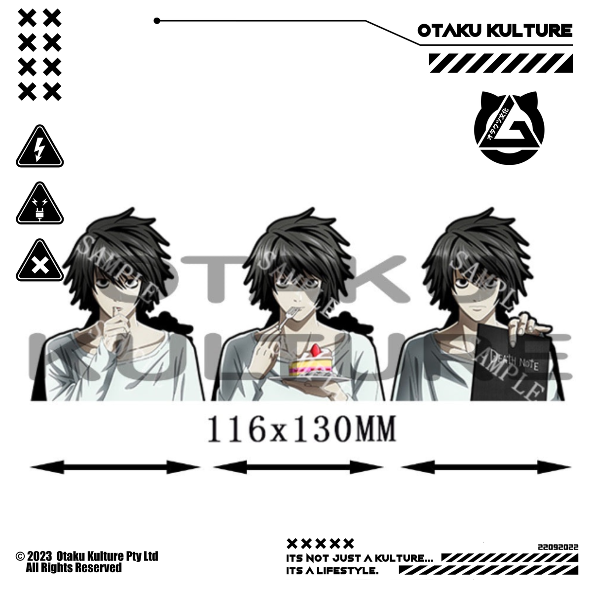 L 3D MOTION STICKER