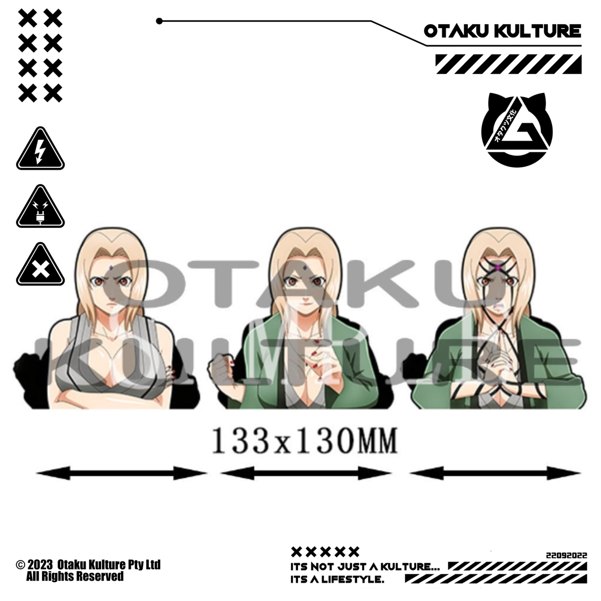 LADY TSUNADE 3D MOTION STICKER