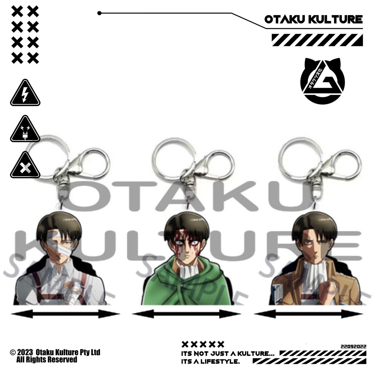 LEVI 3D MOTION KEYCHAIN
