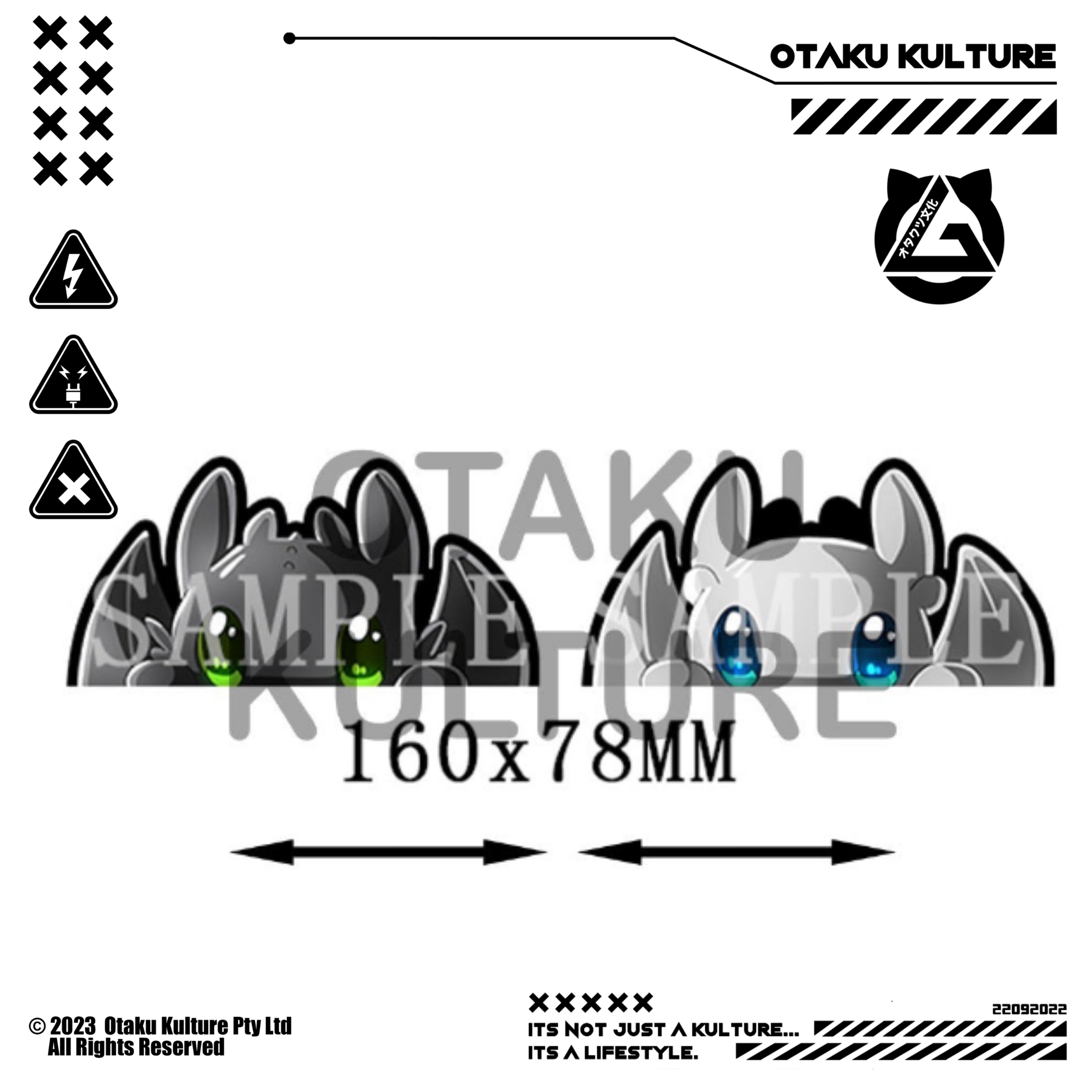 TOOTHLESS 3D MOTION STICKER
