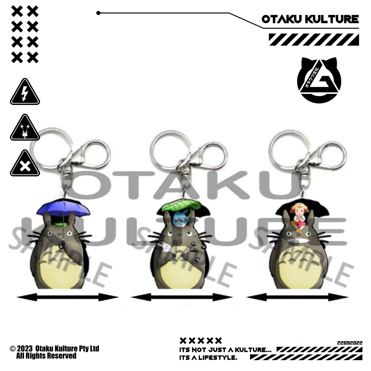 TOTORO 3D MOTION KEYCHAIN