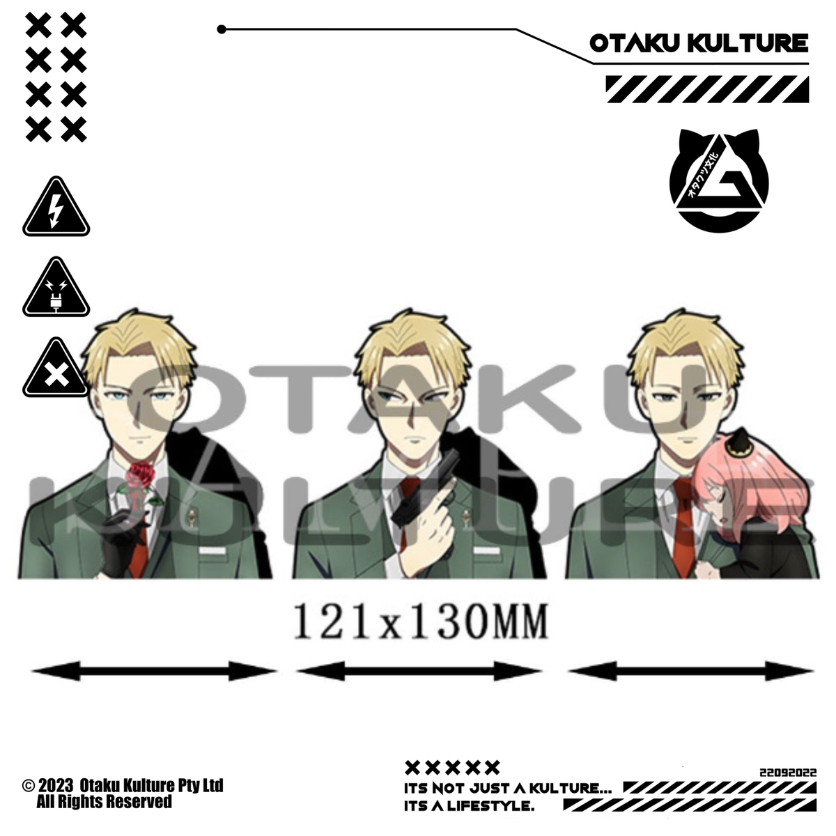 LOID & ANYA 3D MOTION STICKER