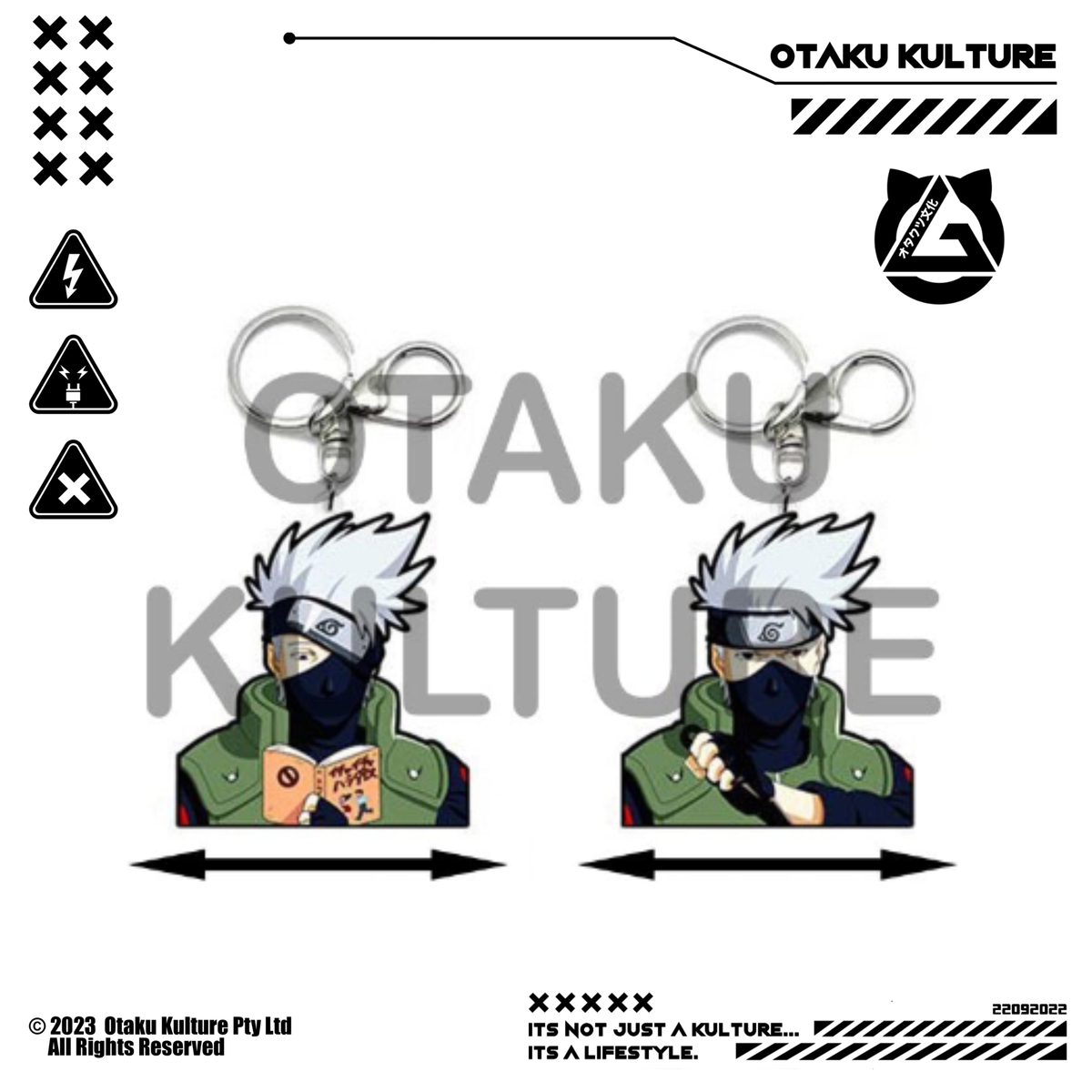 KAKASHI 3D MOTION KEYCHAIN