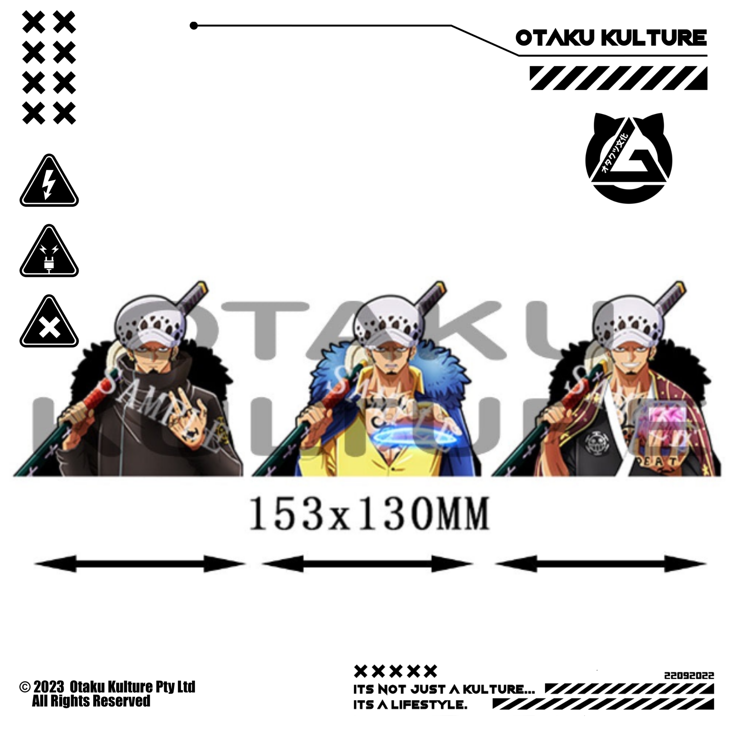 TRAFALGAR 3D MOTION STICKER