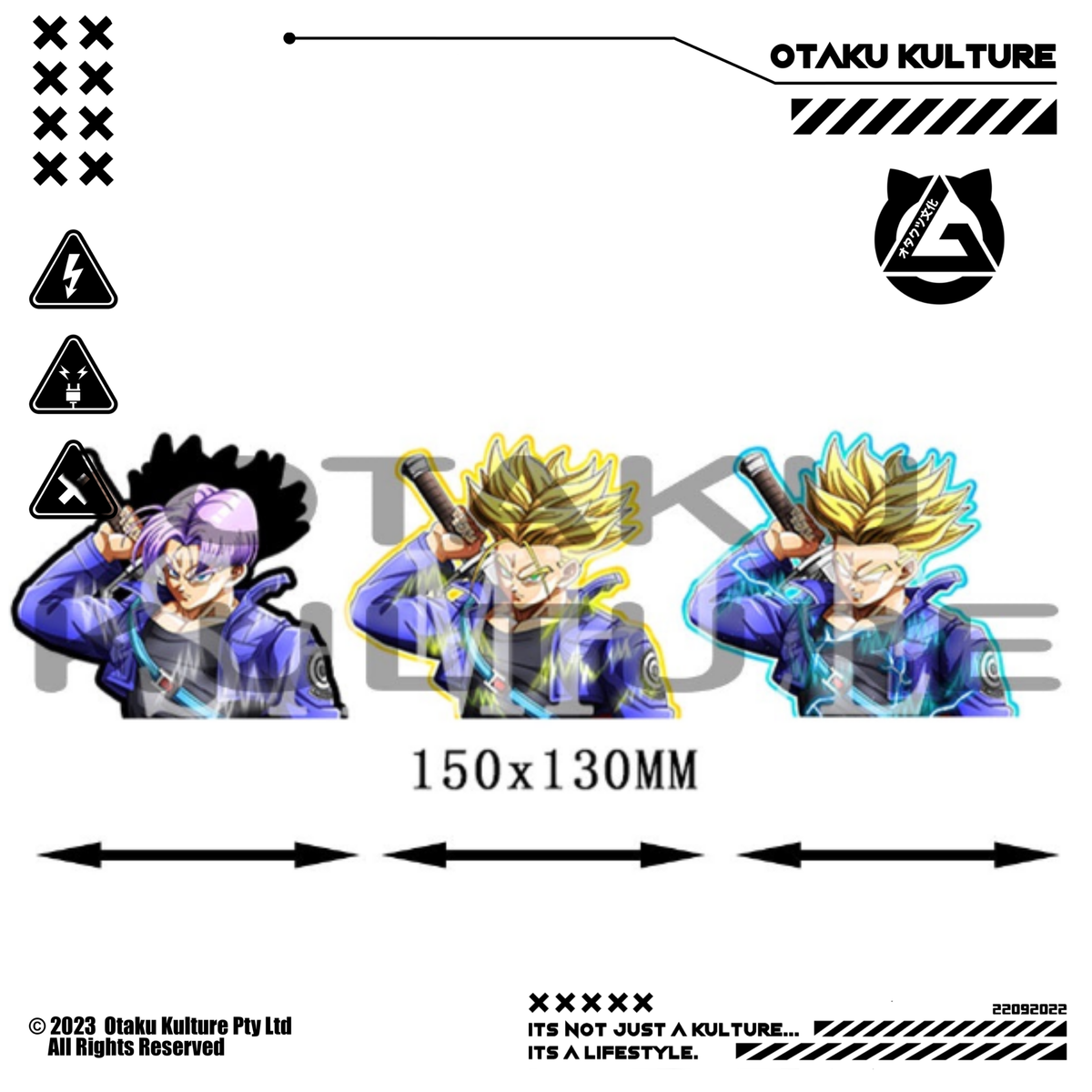 TRUNKS 3D MOTION STICKER