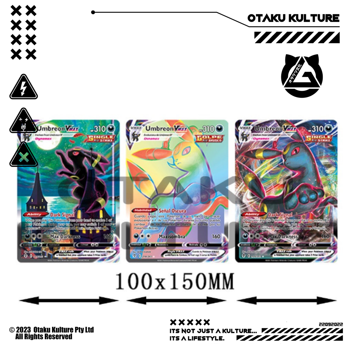 UMBREON VMAX 3D MOTION STICKER