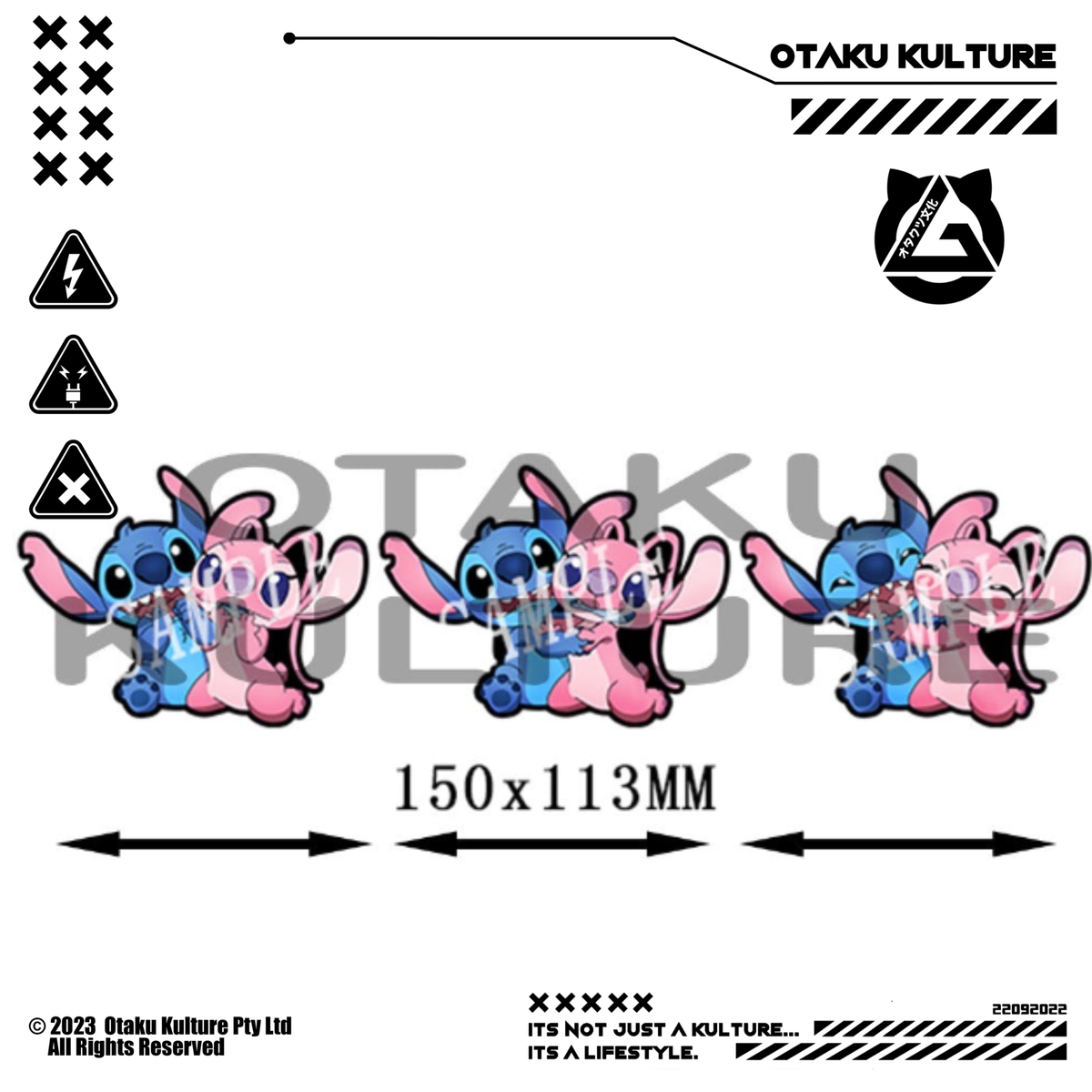 STITCH AND ANGEL 3D MOTION STICKER