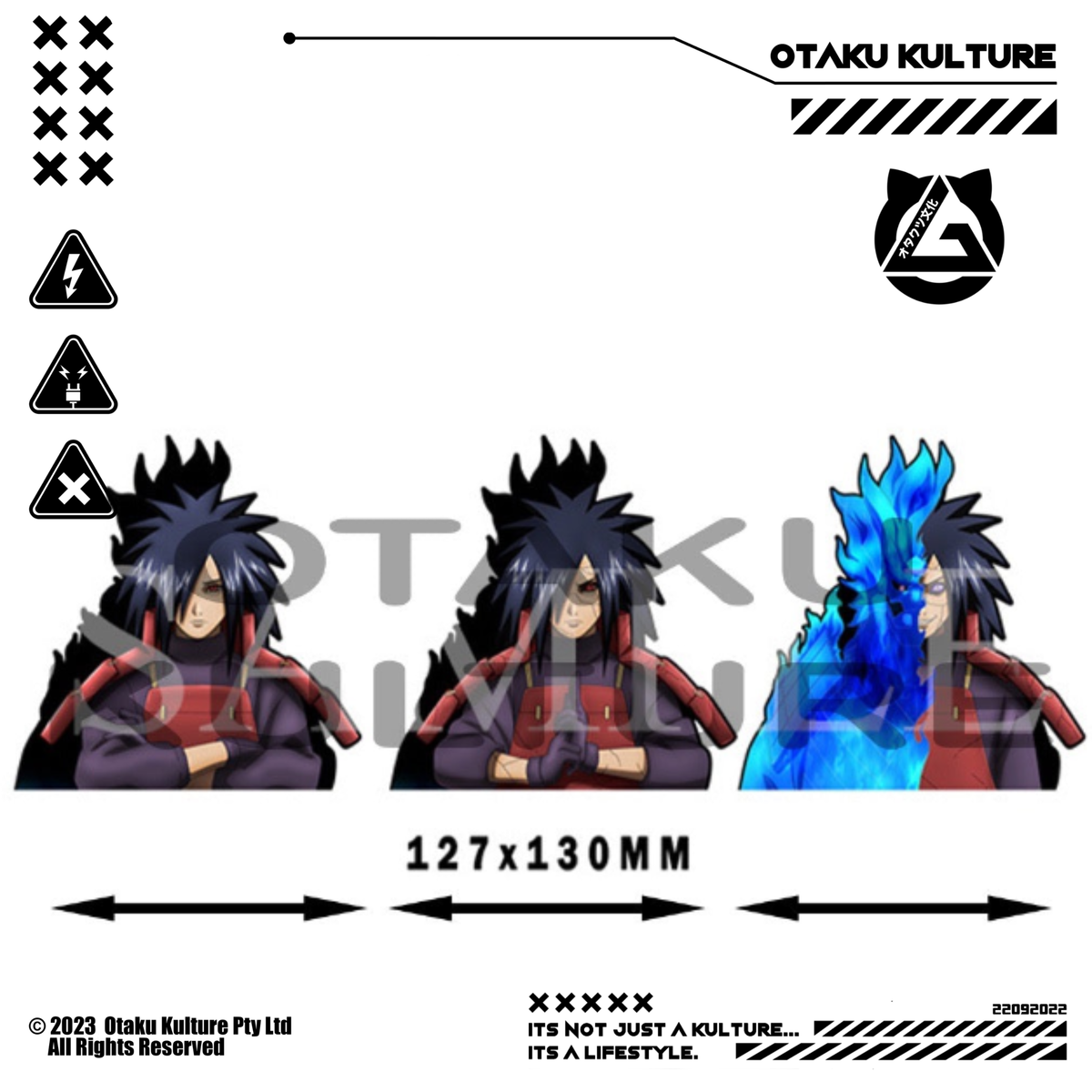 MADARA UCHIHA 3D MOTION STICKER