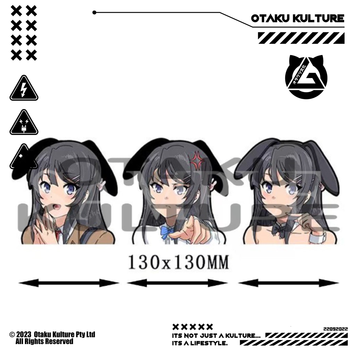 MAI SAKURAJIMA 3D MOTION STICKER