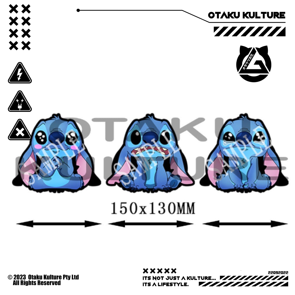 STITCH BEGGING 3D MOTION STICKER