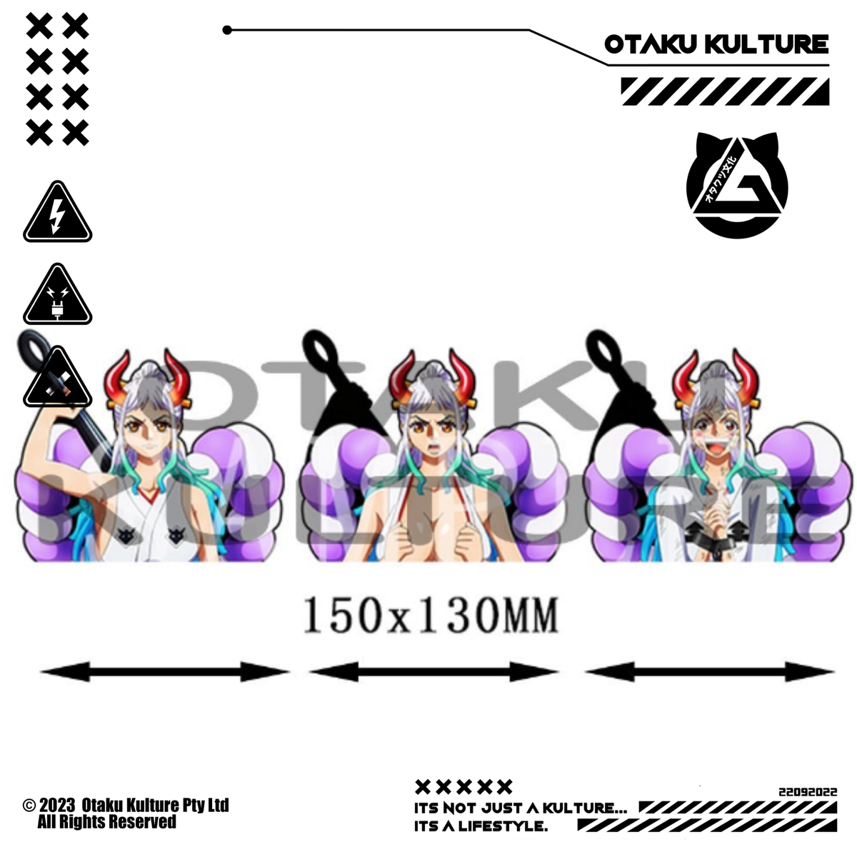 YAMATO WEAPON 3D MOTION STICKER