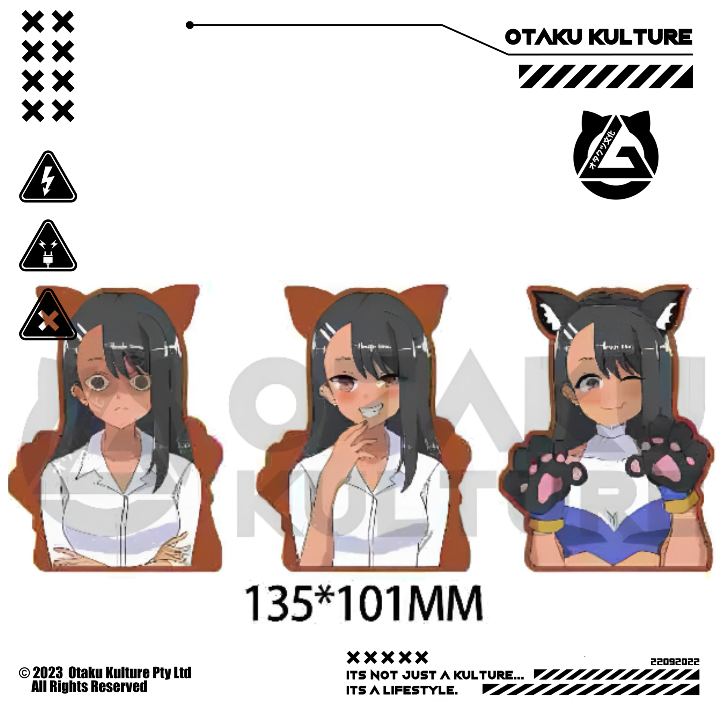 MISS NAGATORO 3D MOTION STICKER
