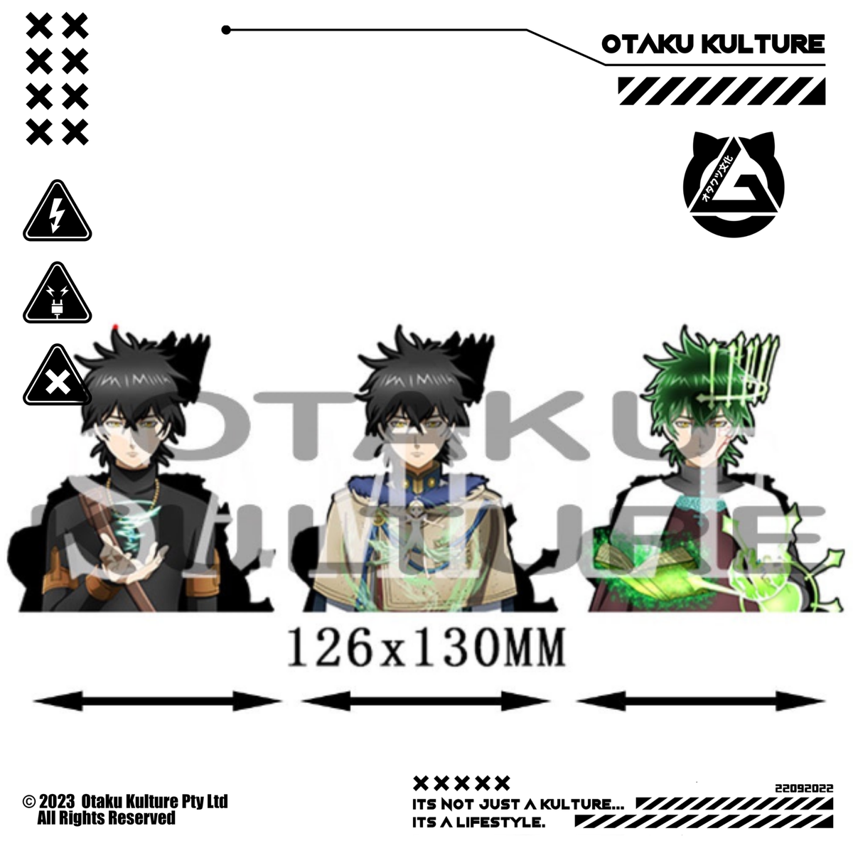 YUNO GRINBELLOR 3D MOTION STICKER