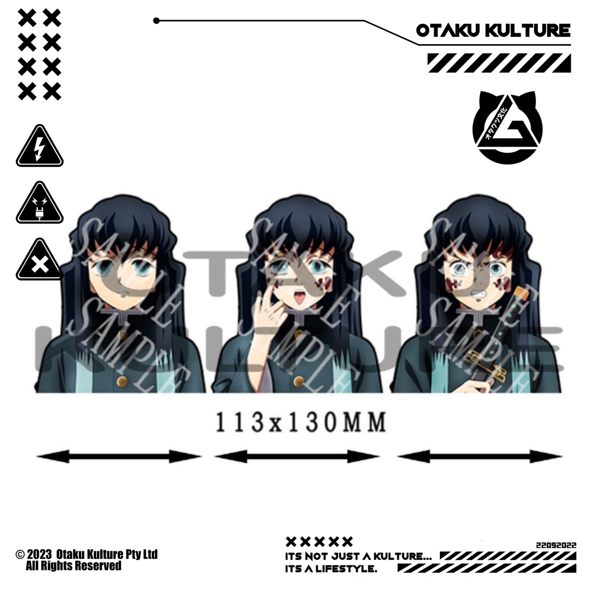 MUICHIRO 3D MOTION STICKER
