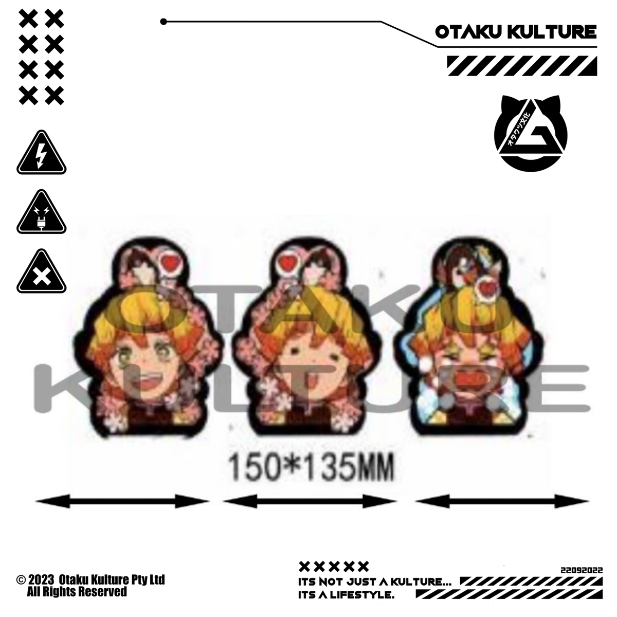 ZENITSU CHIBI 3D MOTION STICKER