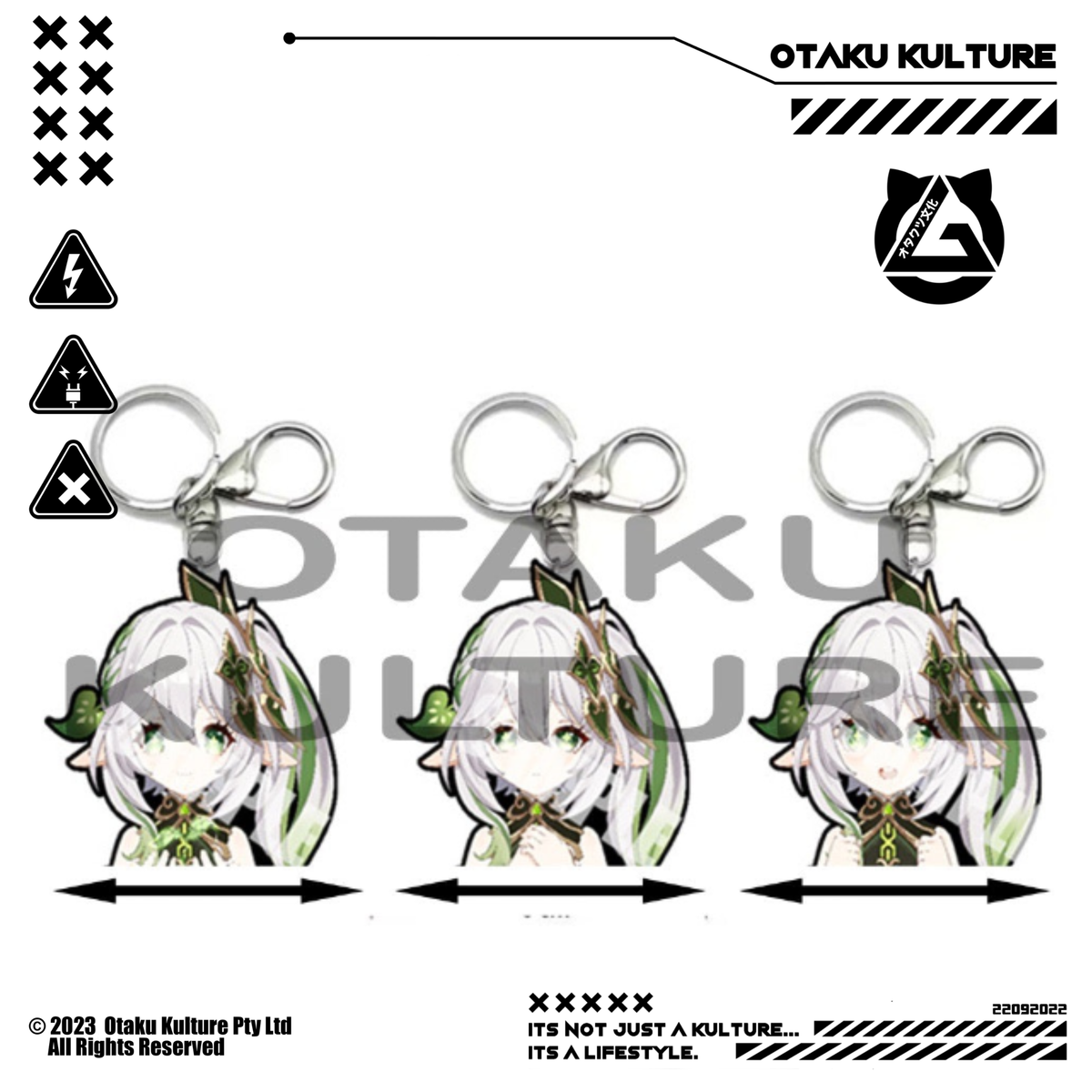 NAHIDA 3D MOTION KEYCHAIN