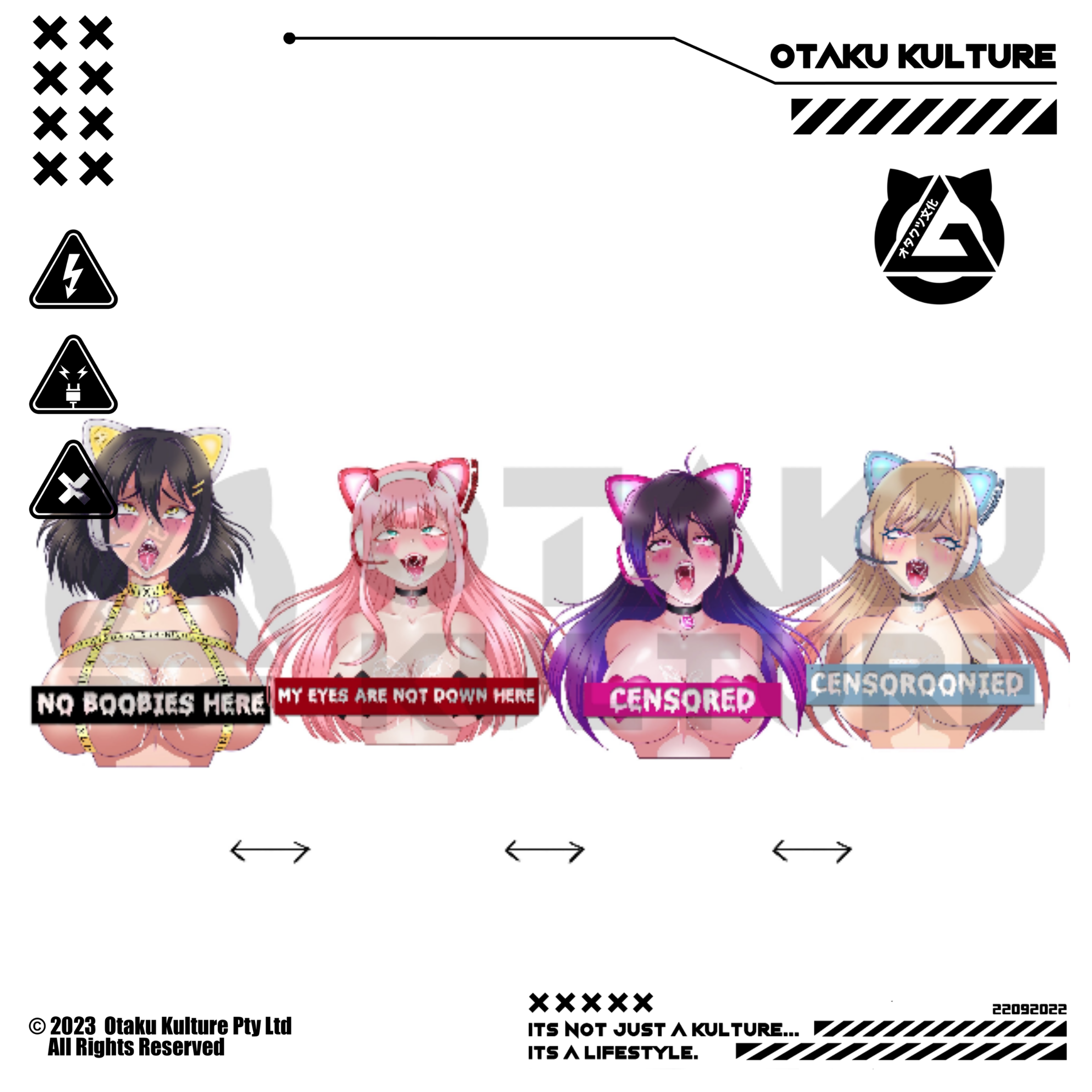 Zero Two / Marin / Megumi / Kyoko Ahegao 3D MOTION STICKER