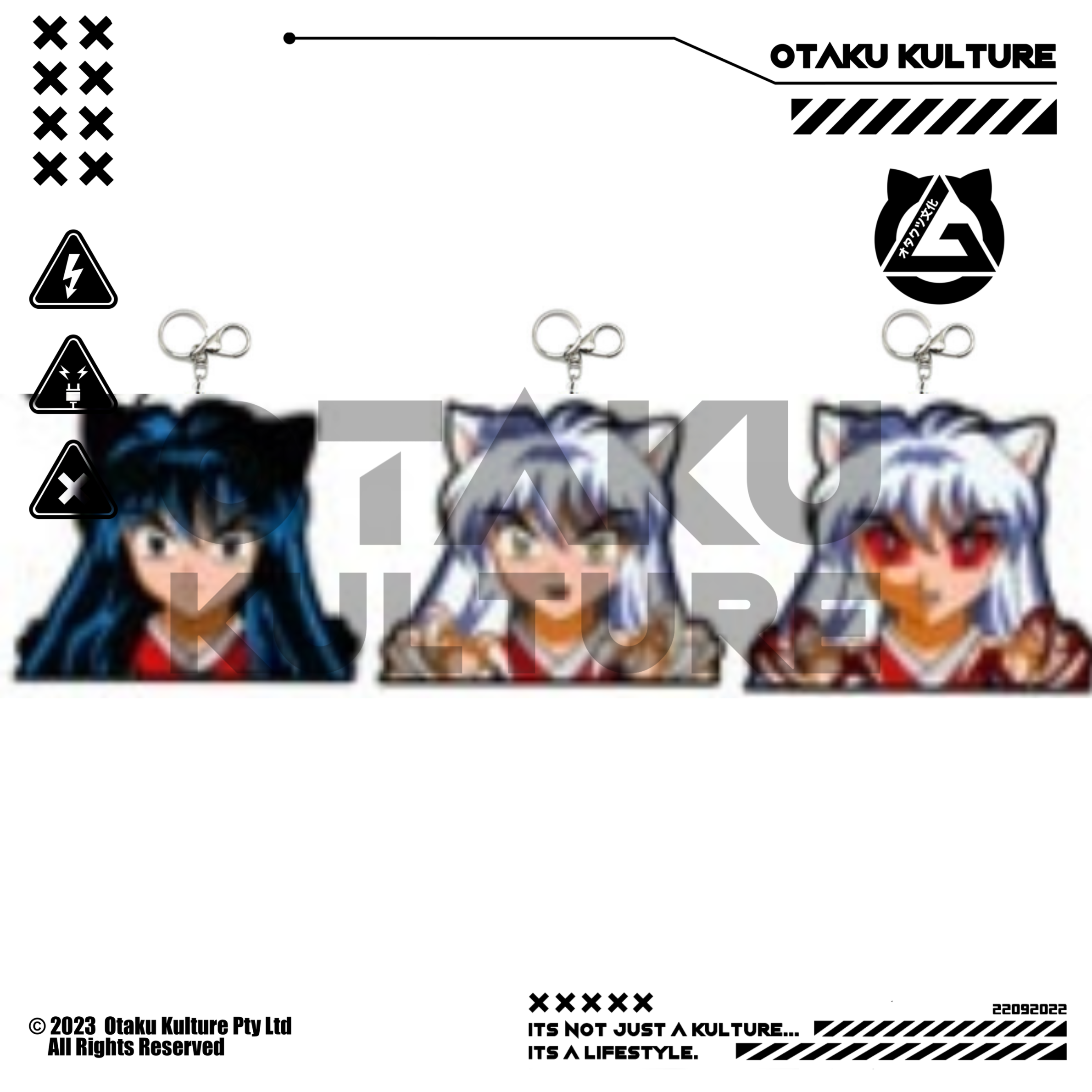 INUYASHA 3D MOTION KEYCHAIN