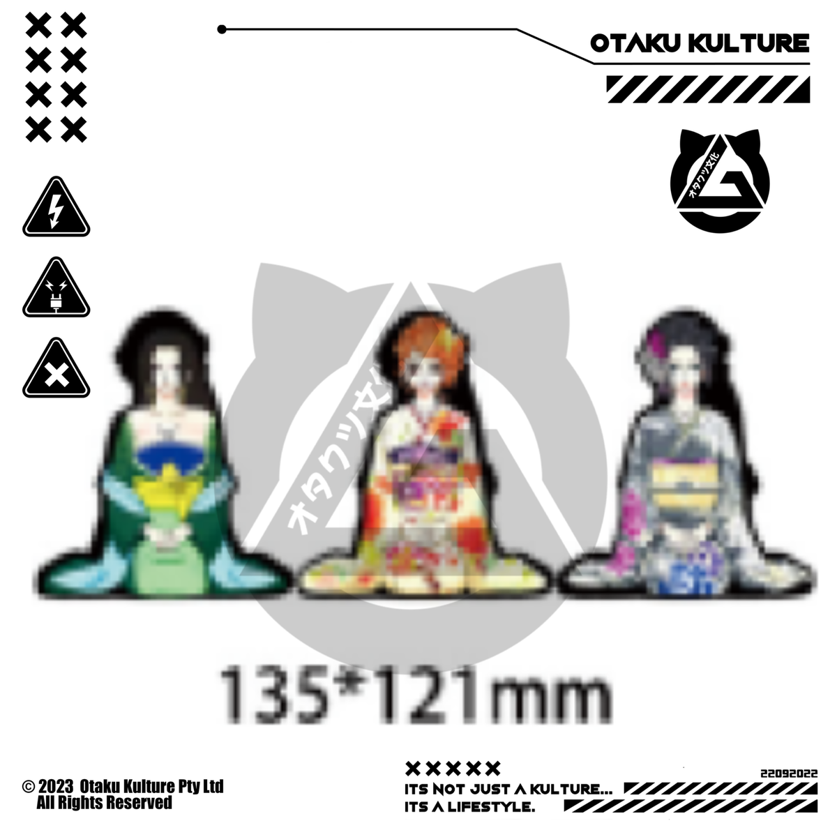 ROBIN/BOA/NAMI KIMONO 3D MOTION STICKER