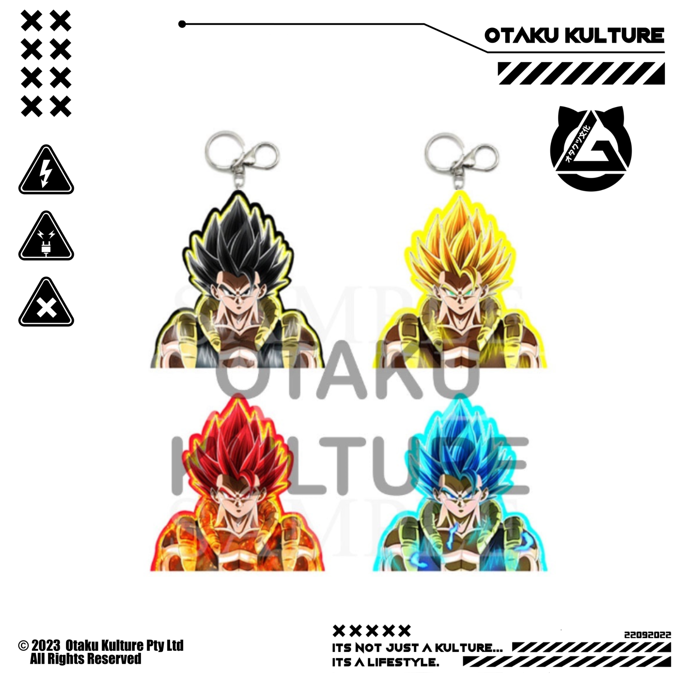 GOGETA 3D MOTION KEYCHAIN