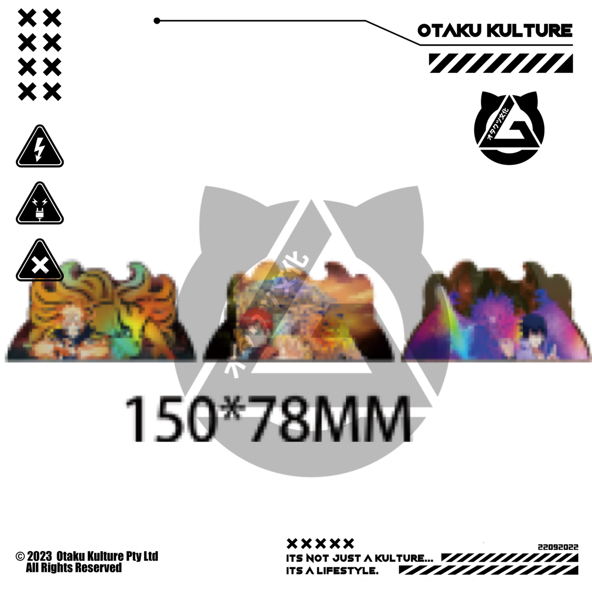 SASUKE/GAARA/NARUTO 3D MOTION STICKER