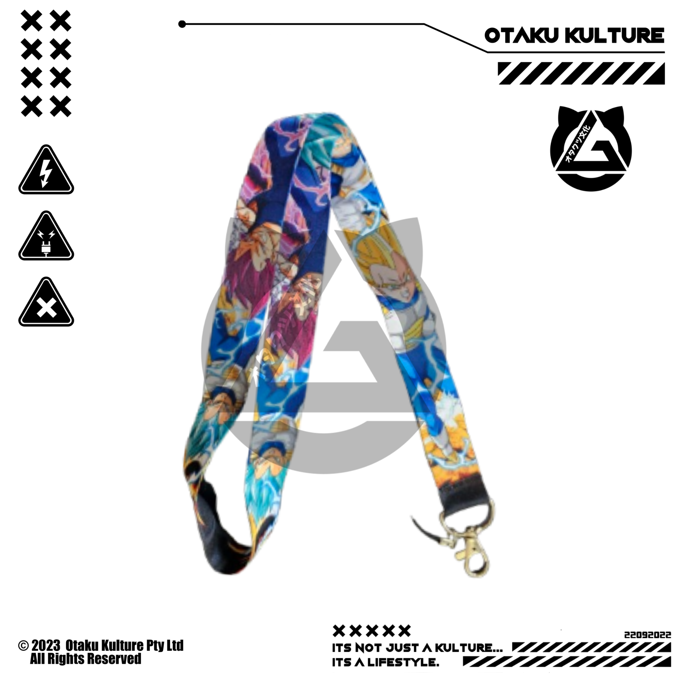 VEGETA SUPER SAIYAN LANYARD