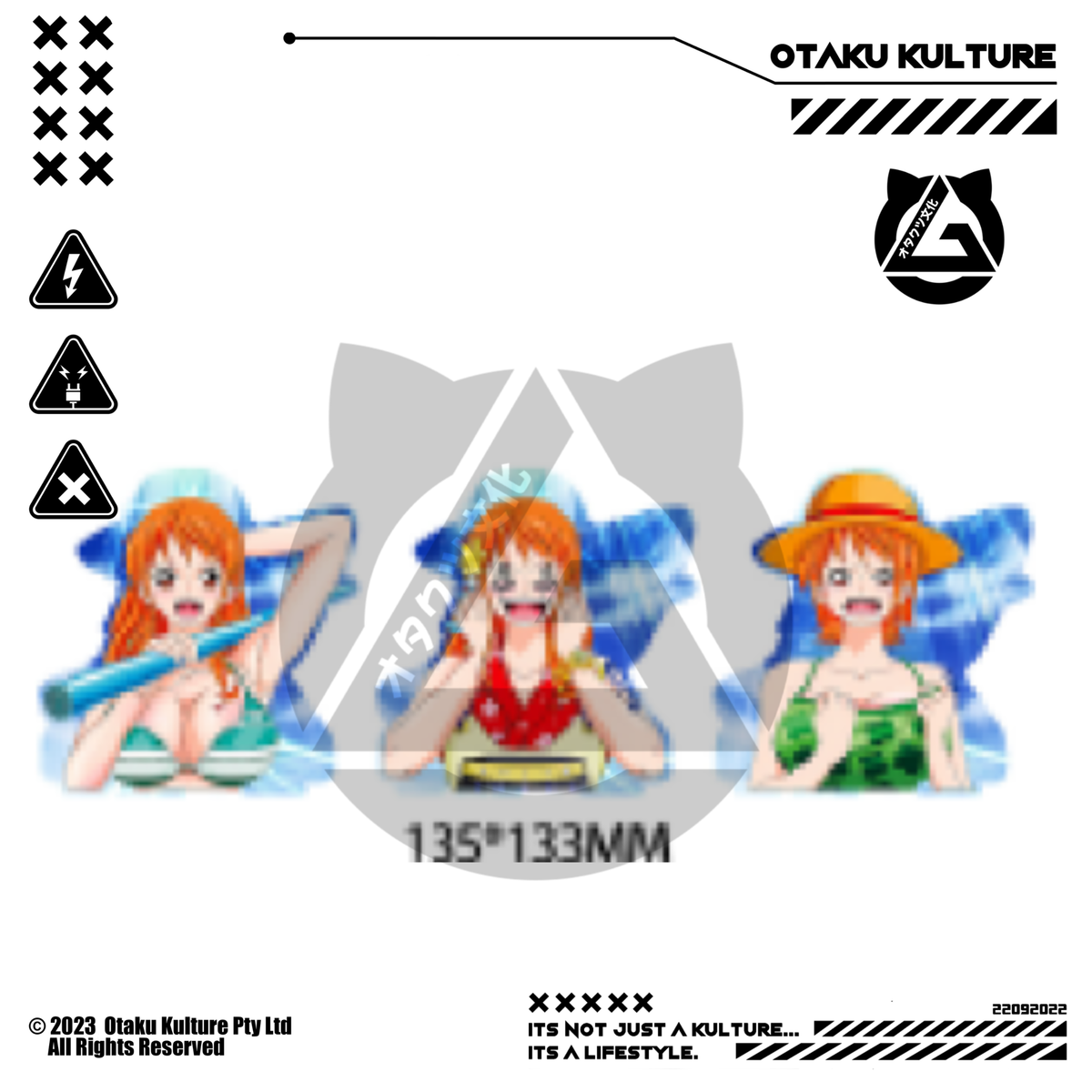 NAMI BLUE BACKGROUND 3D MOTION STICKER