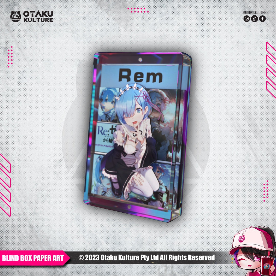 ANIME 3D PAPER ART BLIND BOX