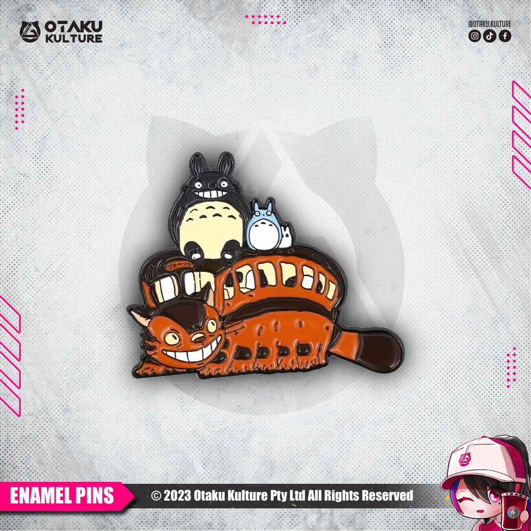 STUDIO GHIBLI CATBUS ENAMEL PIN