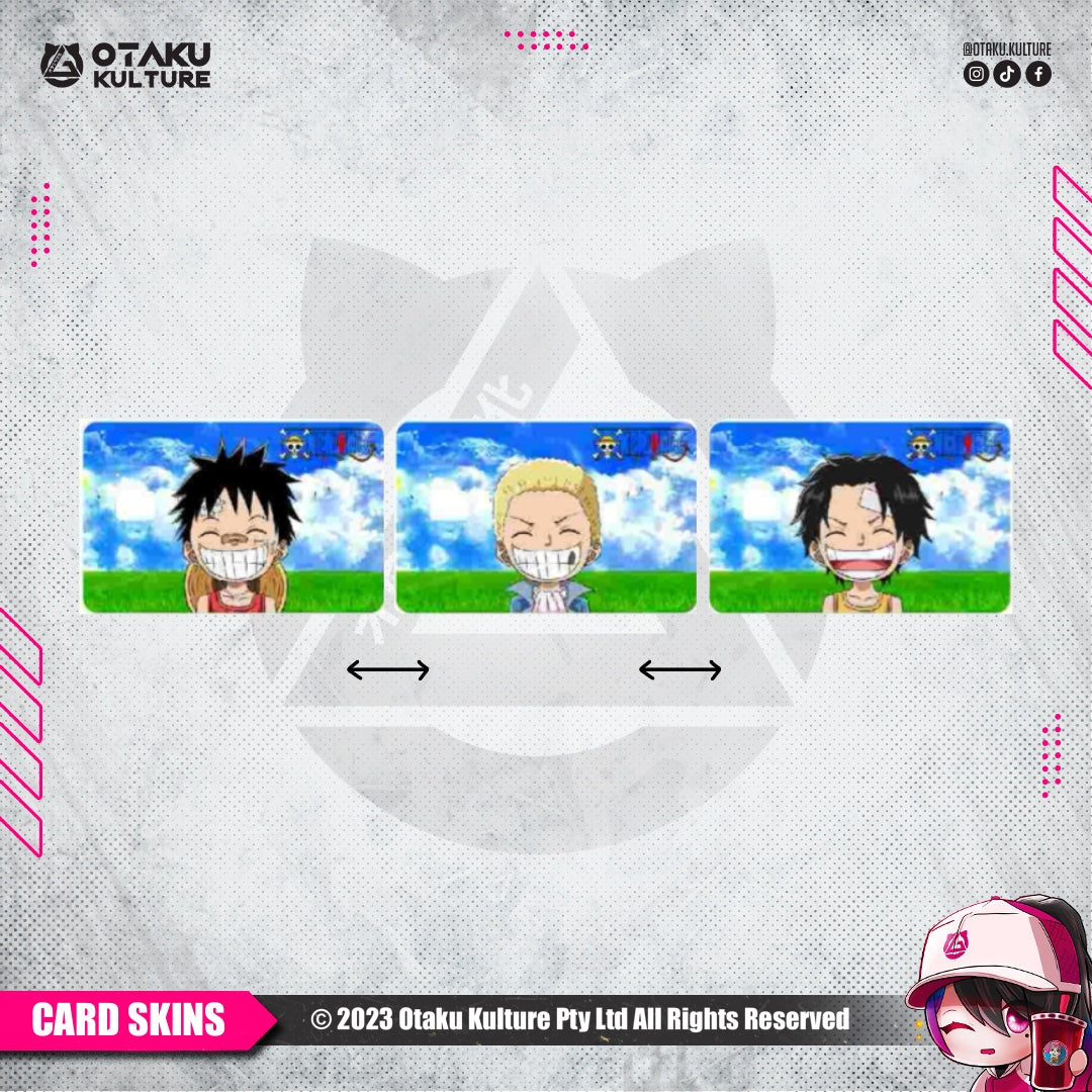 ONE PIECE 3D MOTION CARD SKIN