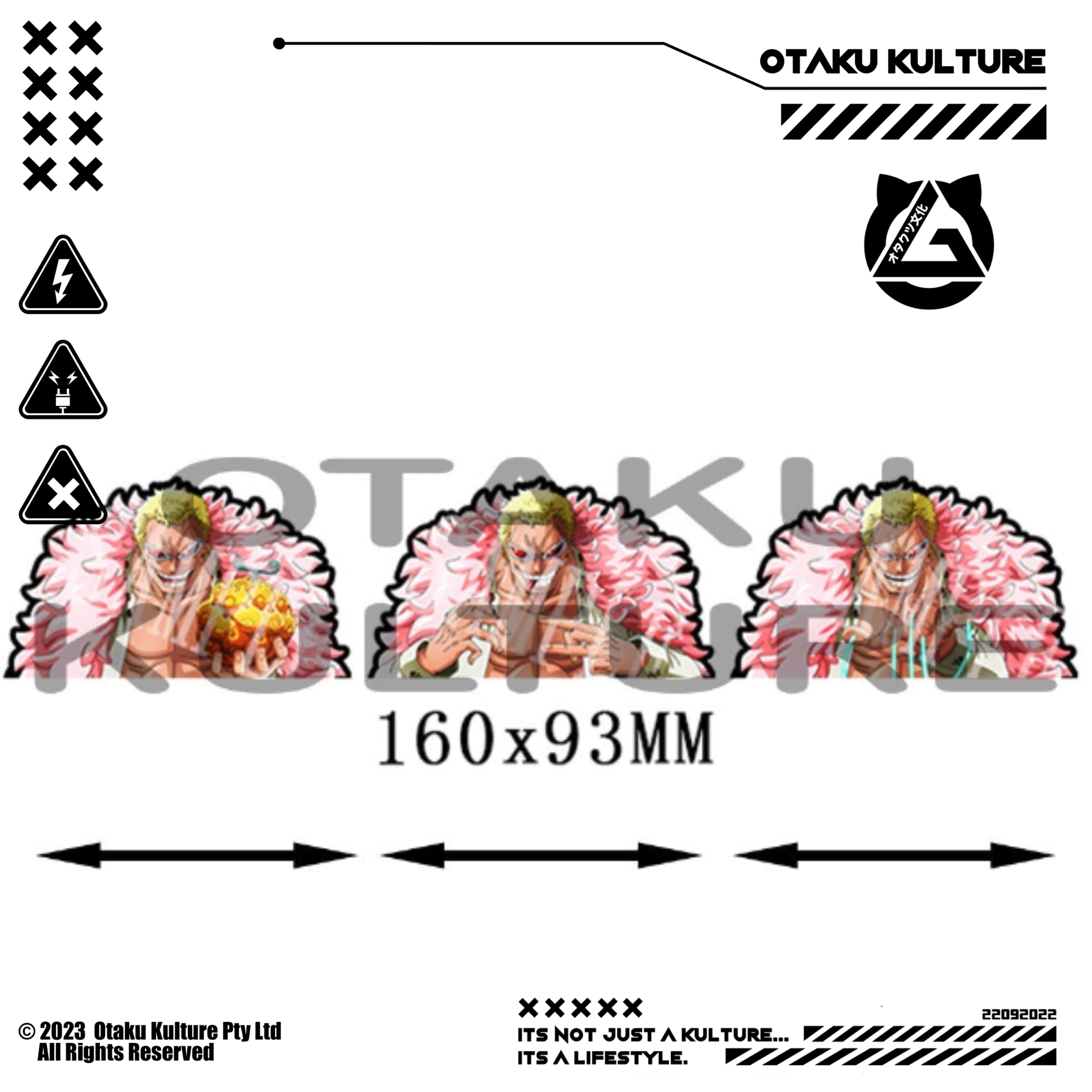 DOFLAMINGO 3D MOTION STICKER