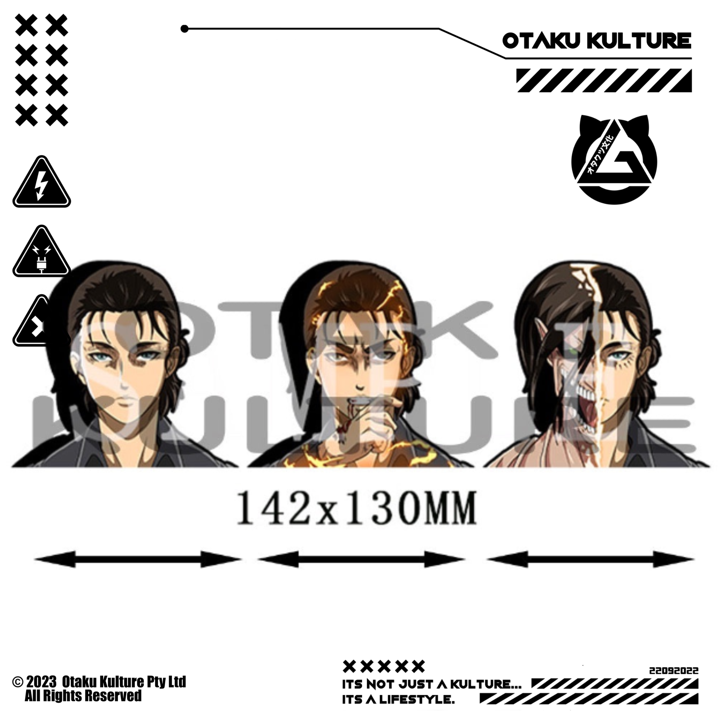EREN YEAGER 3D MOTION STICKER