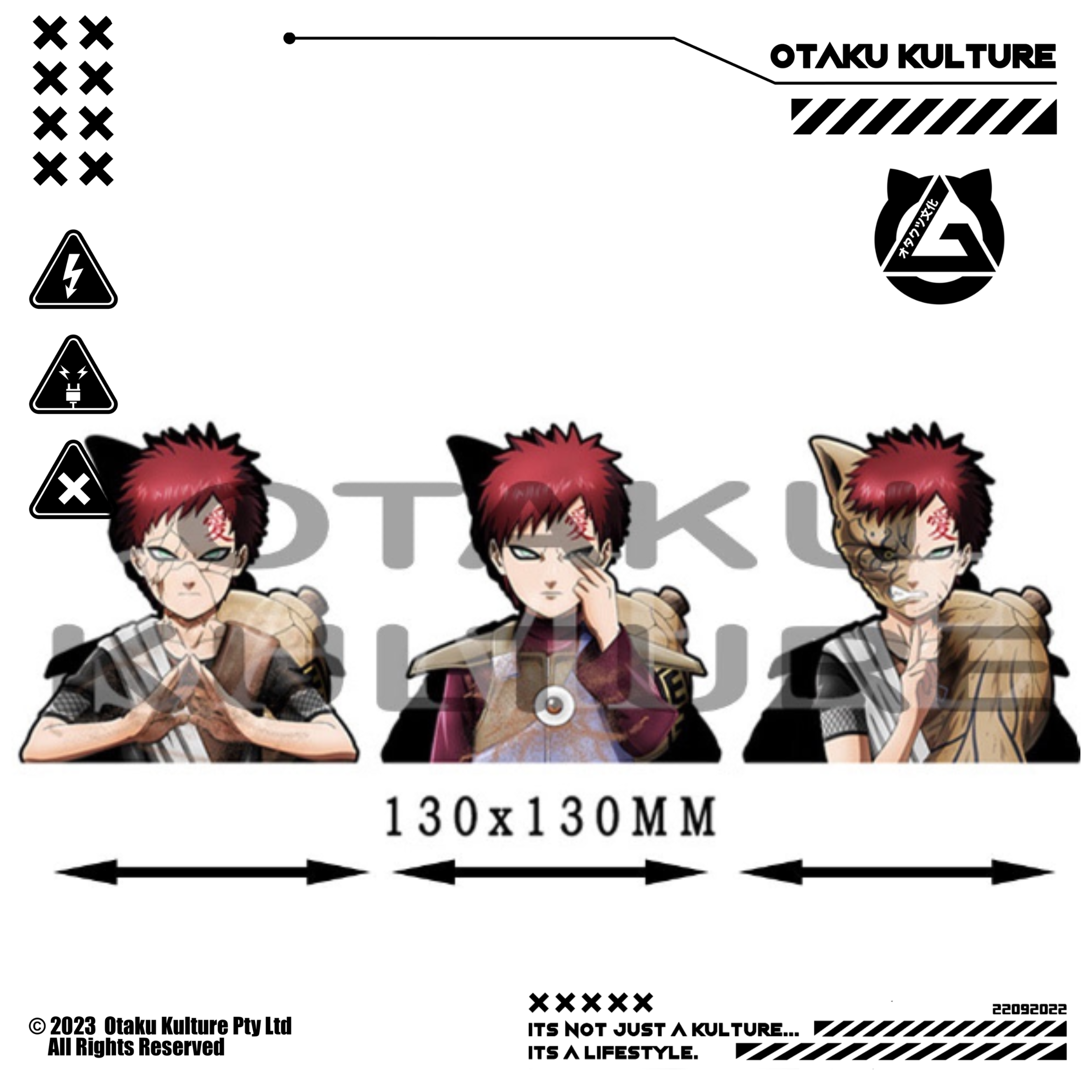 GAARA 3D MOTION STICKER