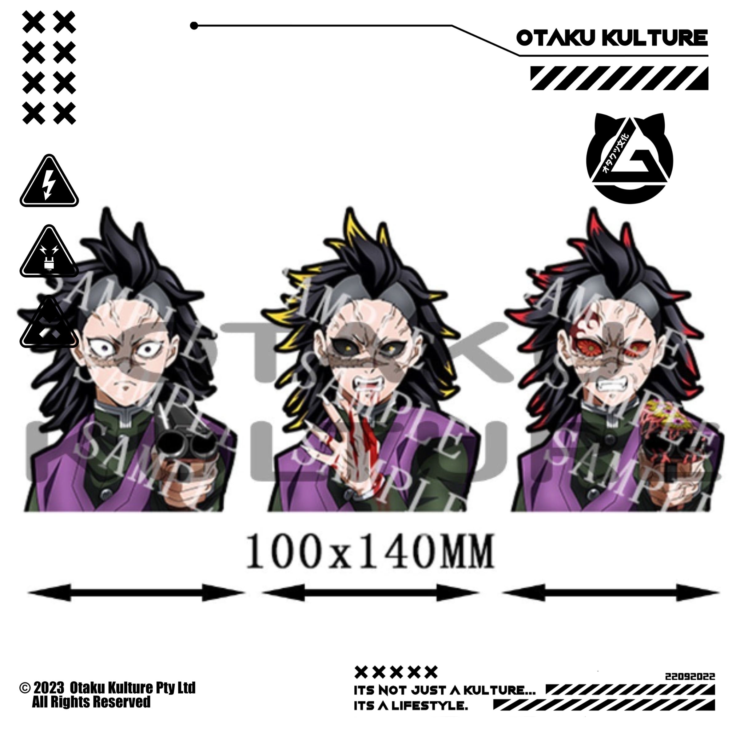 GENYA 3D MOTION STICKER