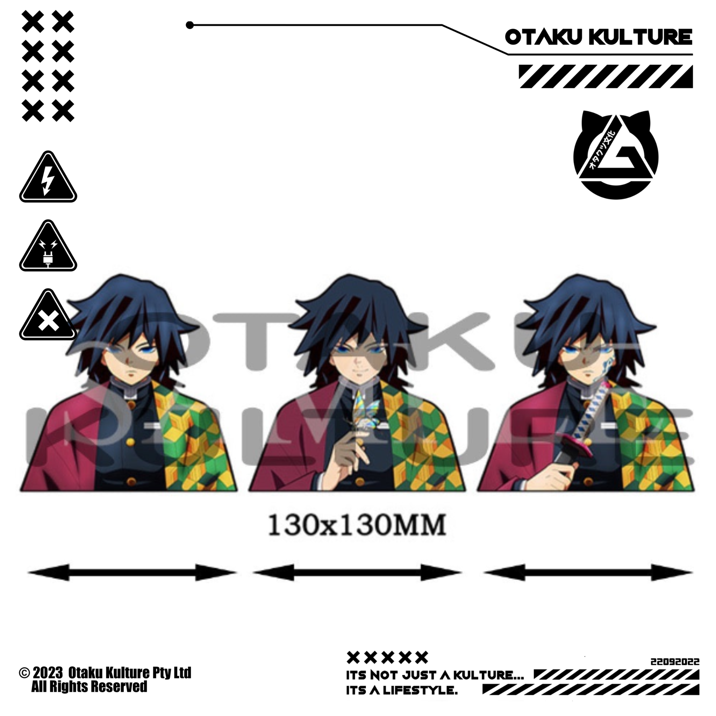 GIYU TOMIOKA 3D MOTION STICKER
