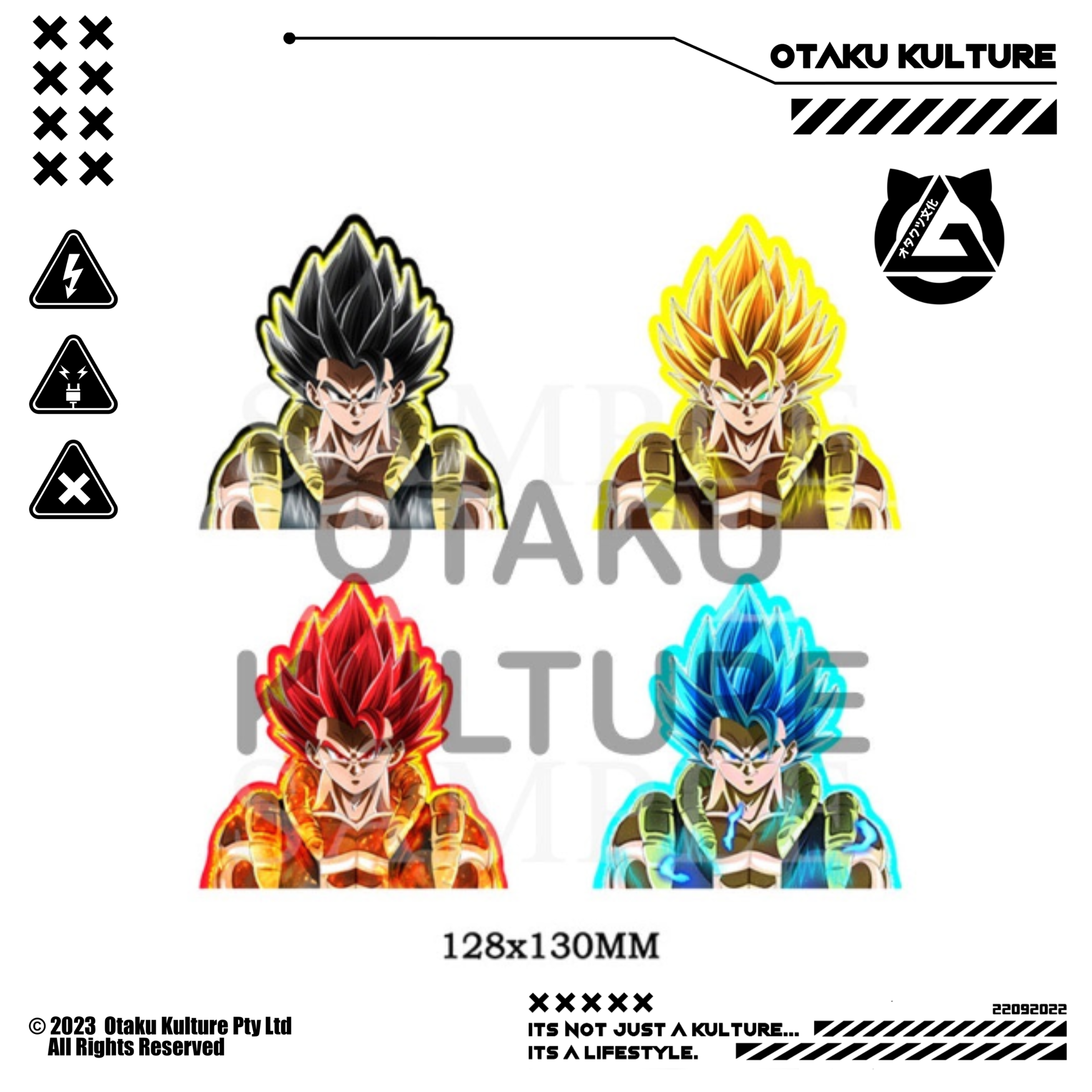 GOGETA 3D MOTION STICKER