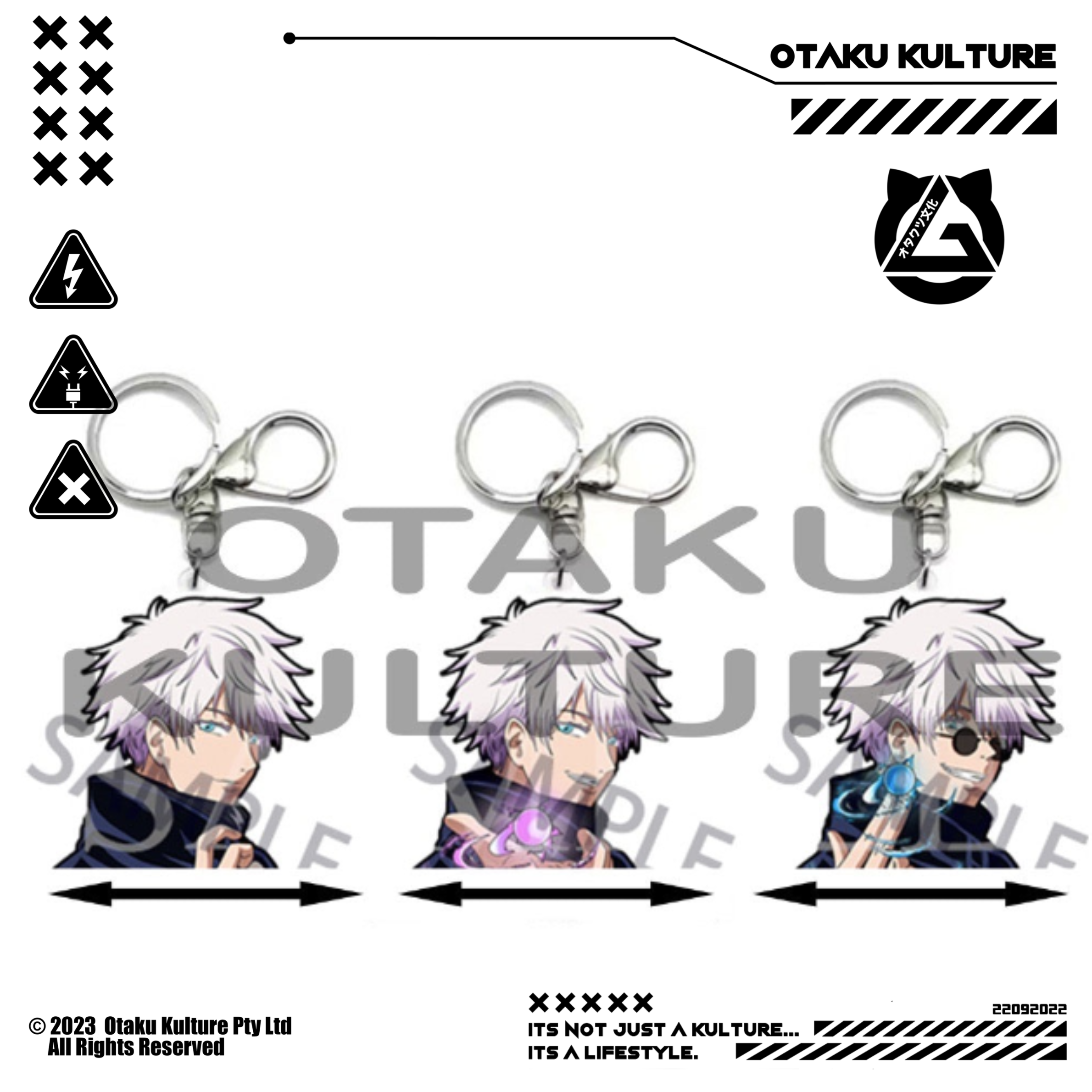 GOJO 3D MOTION KEYCHAIN