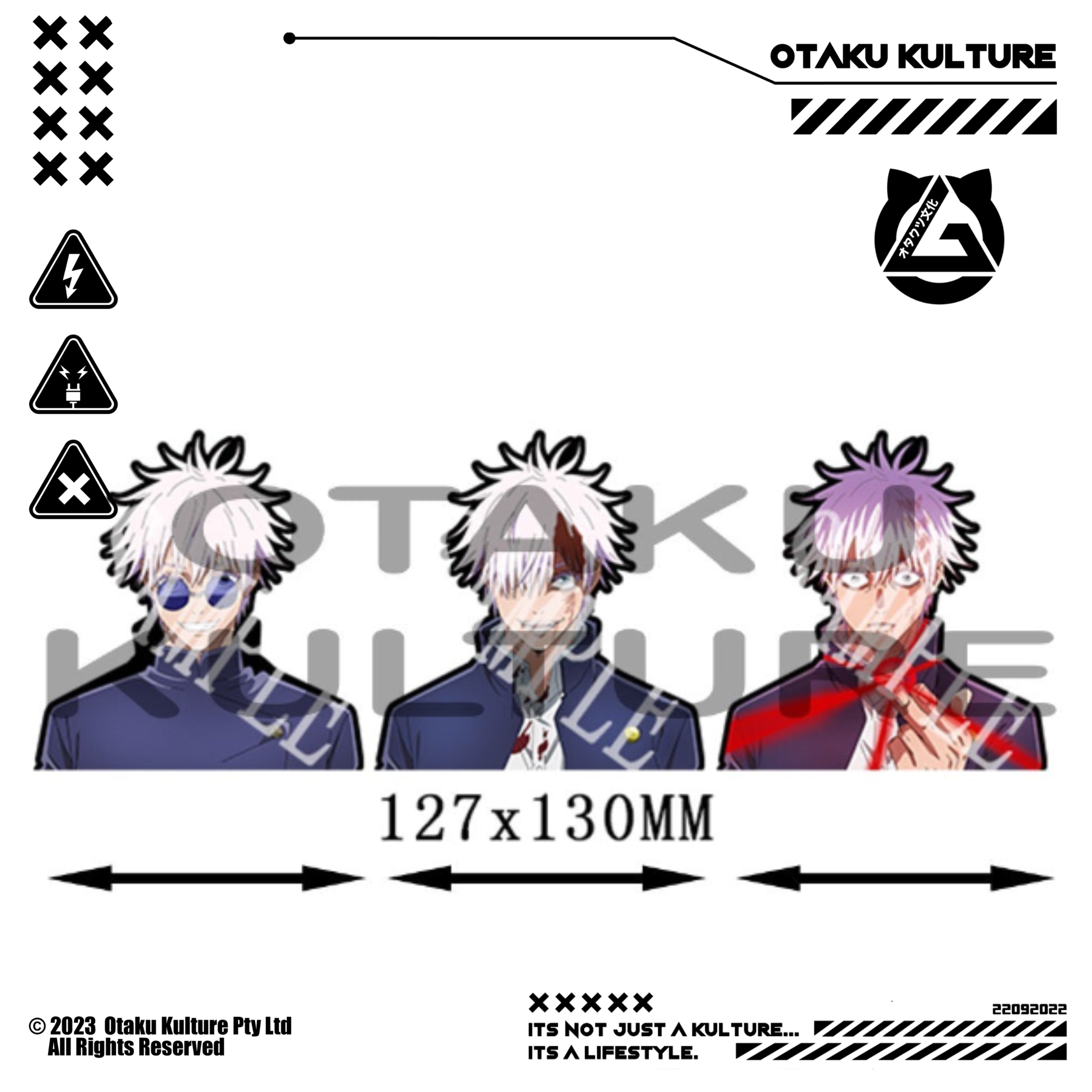 GOJO BLEEDING 3D MOTION STICKER