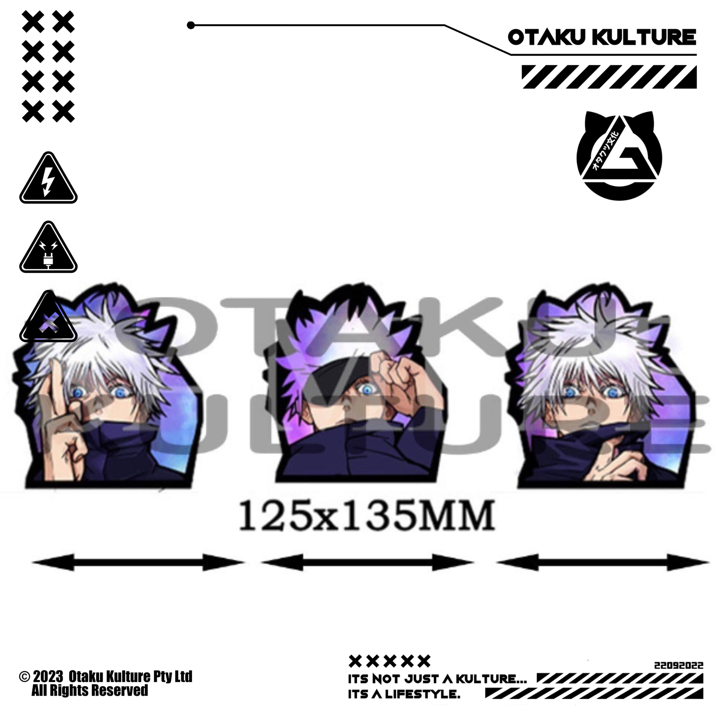 GOJO PEEKING 3D MOTION STICKER