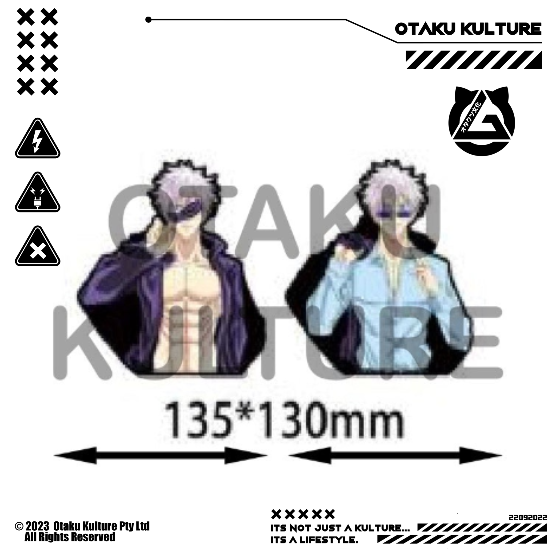 GOJO SHIRTLESS 3D MOTION STICKER