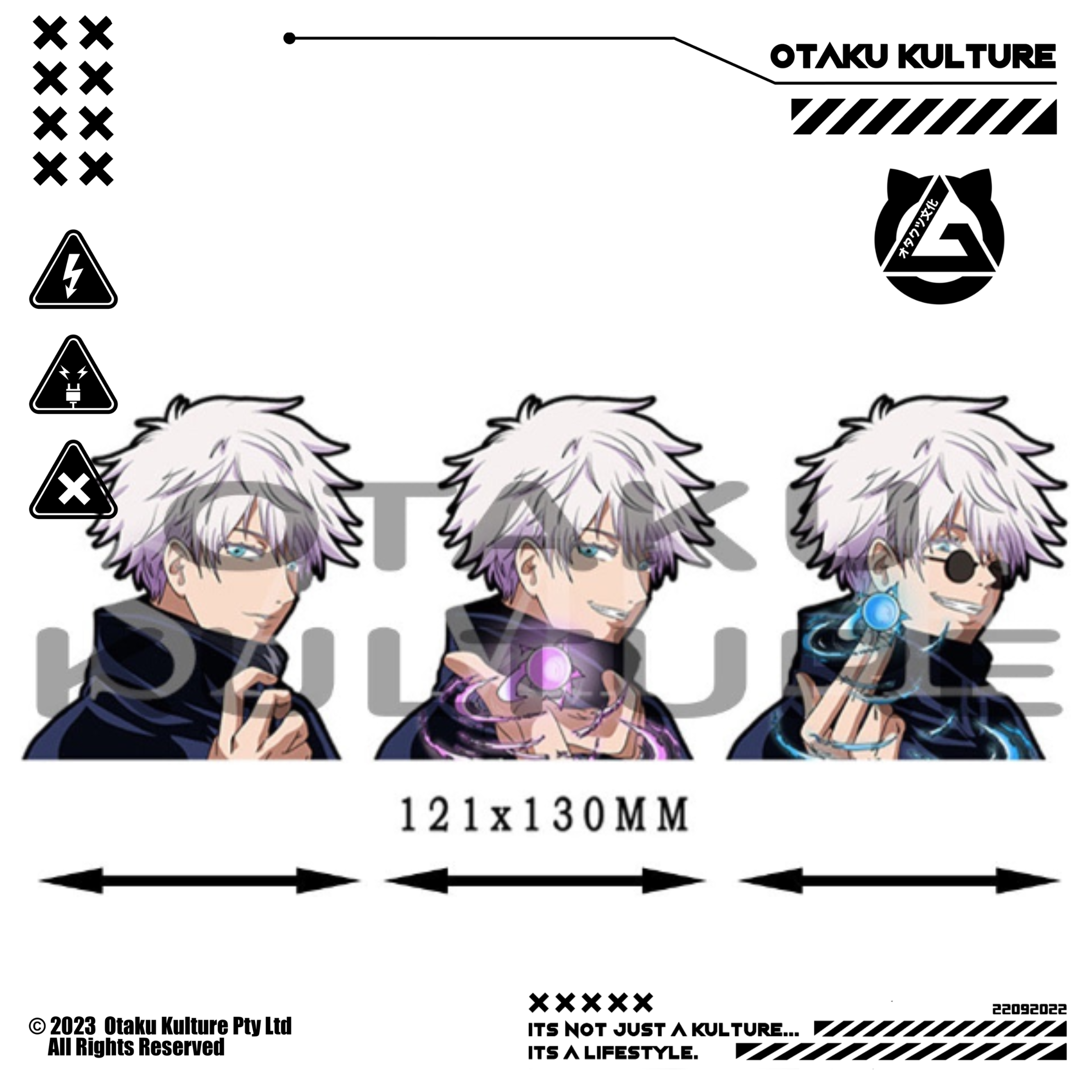 GOJO SIDE 3D MOTION STICKER