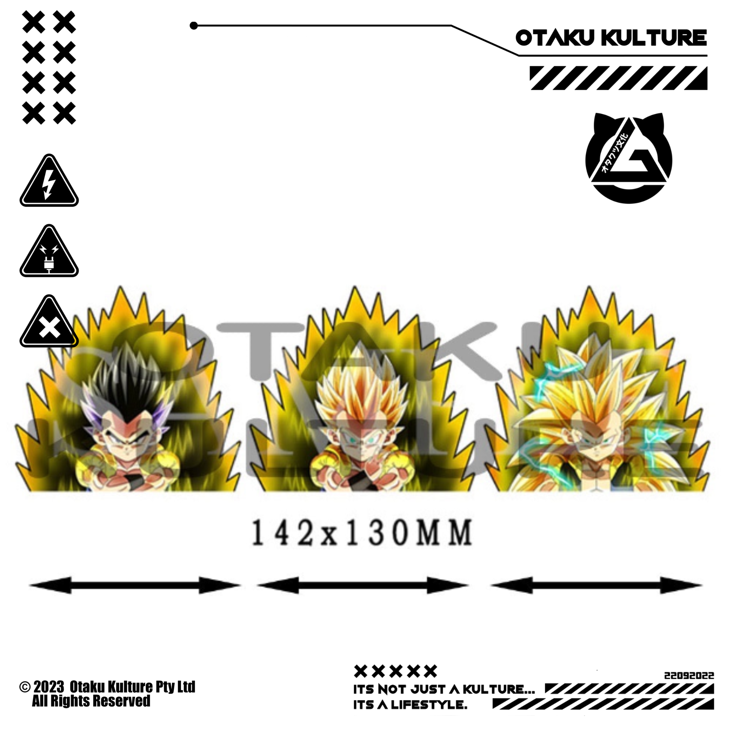 GOTENKS 3D MOTION STICKER